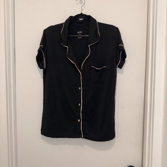 Gilligan & O'Malley Women's Pajama Set in Black - Picture 5 of 5